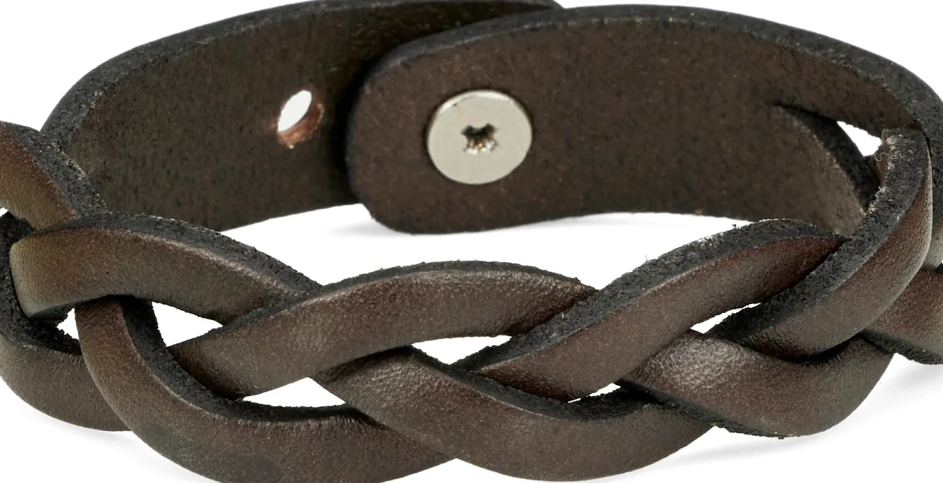 Justin Braided Leather Bracelet