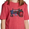 Justin Kid's Patriotic Tractor Tee