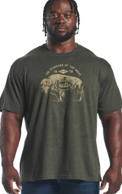 Justin Men's Bison Tee