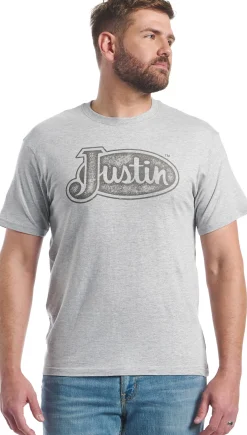 Justin Men's Logo Tee