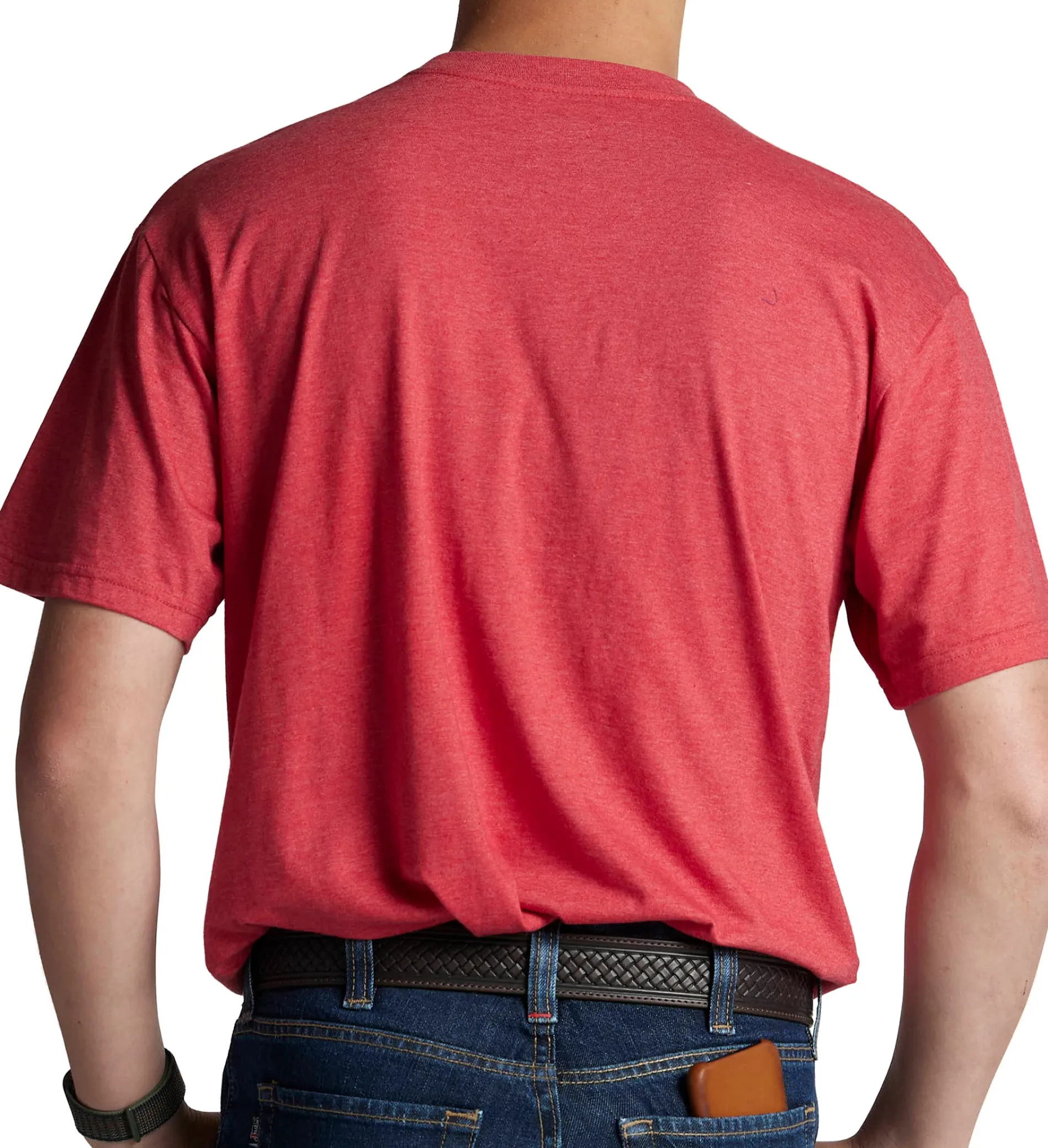 Justin Men's Patriotic Tractor Tee