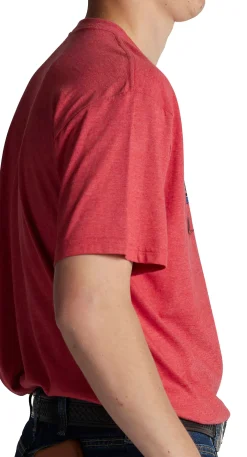 Justin Men's Patriotic Tractor Tee