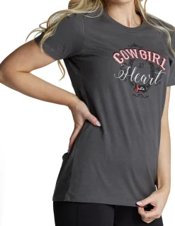 Justin Women's Cowgirl At Heart Tee