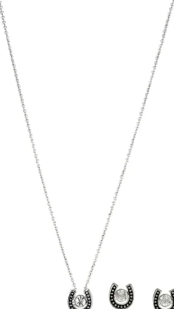 Justin Women's Horseshoe Jewelry Set