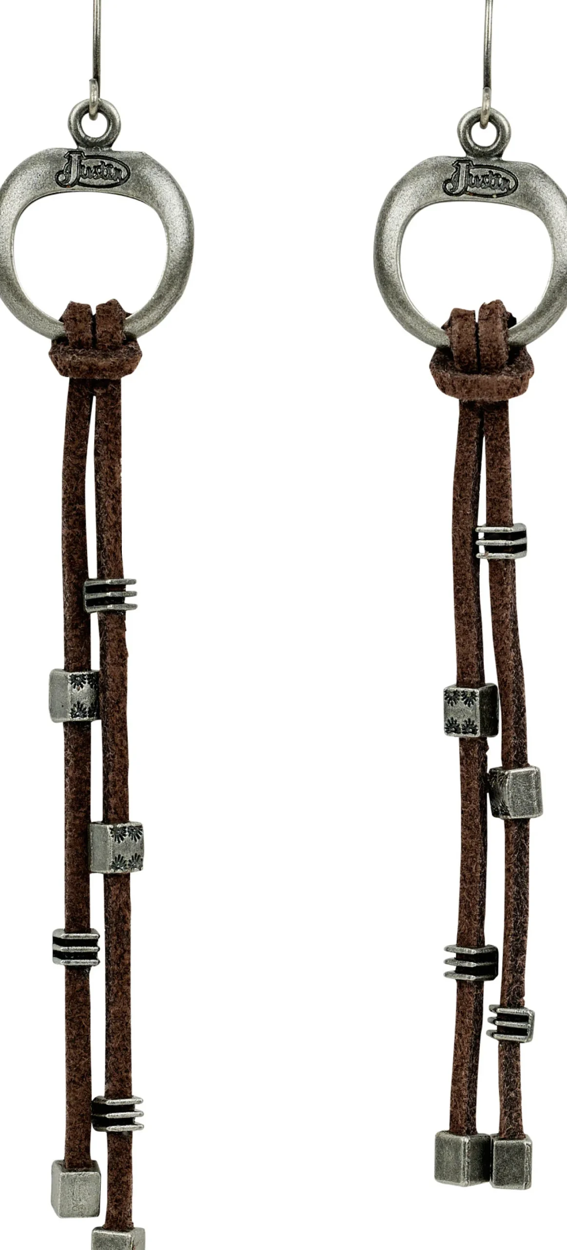 Justin Women'S Suede Lacing Earrings