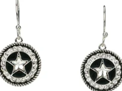 Justin Women's Texas Star Earrings