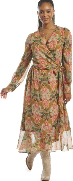 Justin Women's Wrap Maxi Dress