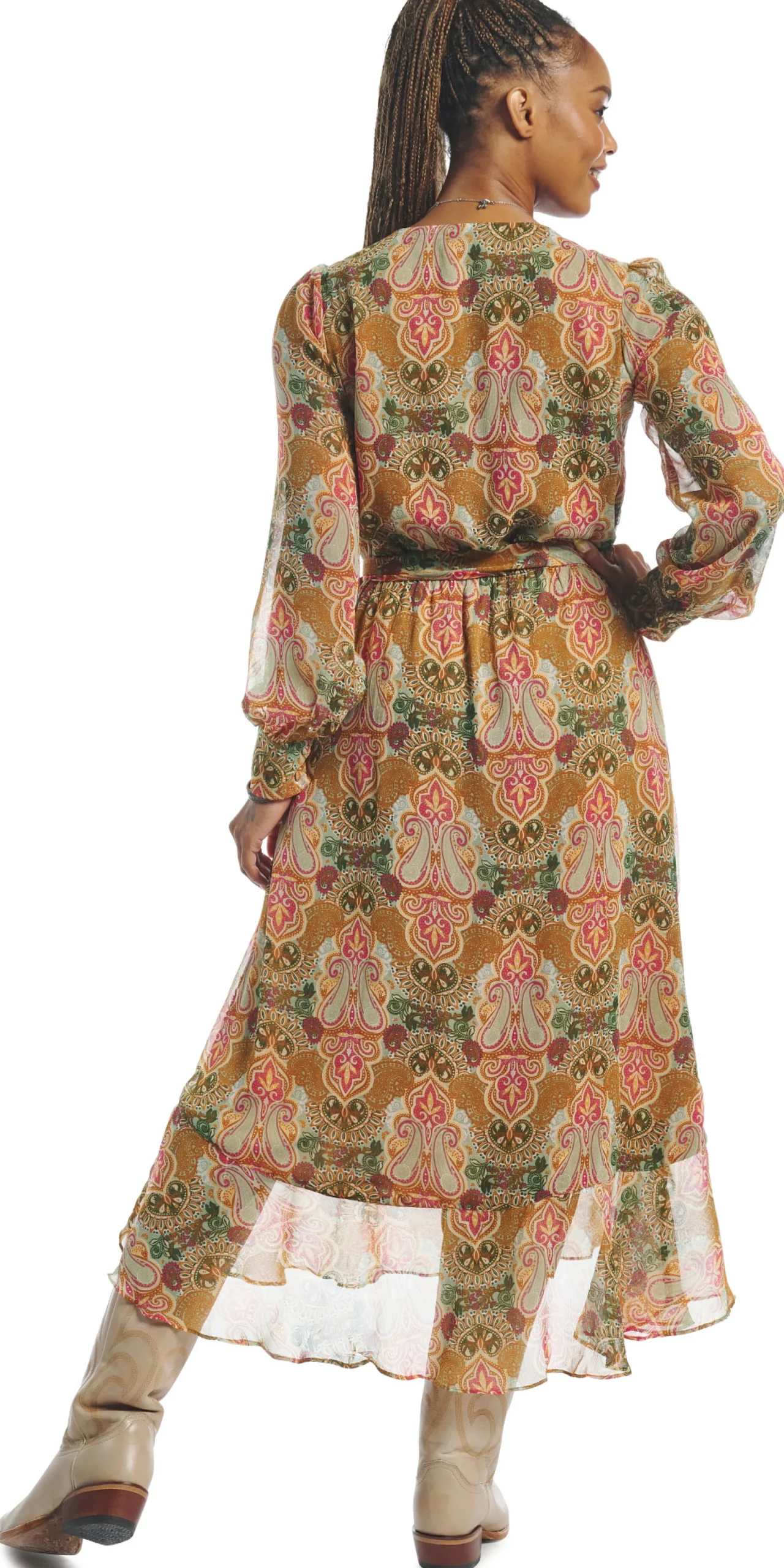 Justin Women's Wrap Maxi Dress