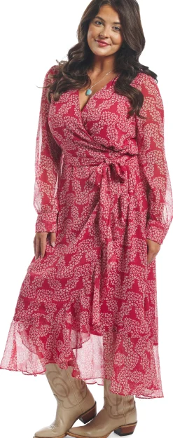 Justin Women's Wrap Maxi Dress