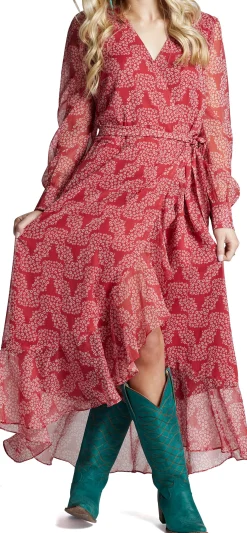 Justin Women's Wrap Maxi Dress