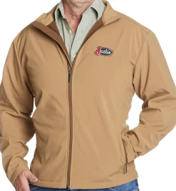 Laminated Full-Zip Jacket