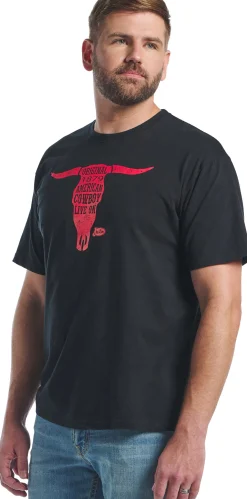 Men's Cowboy Live On Tee