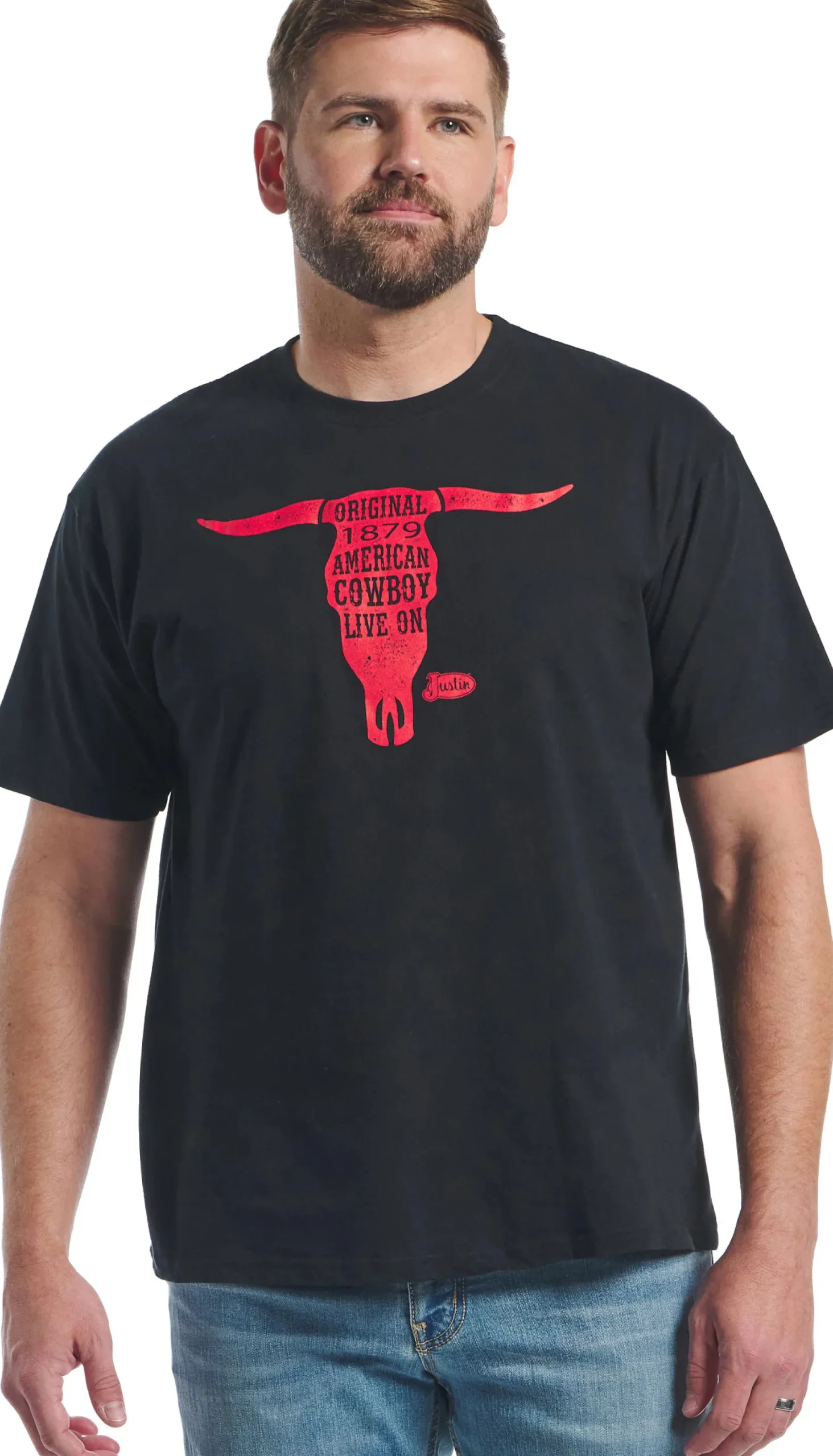 Men's Cowboy Live On Tee