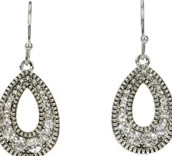 Oval Pendant Earrings
