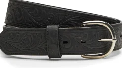 Scroll Tooled Belt