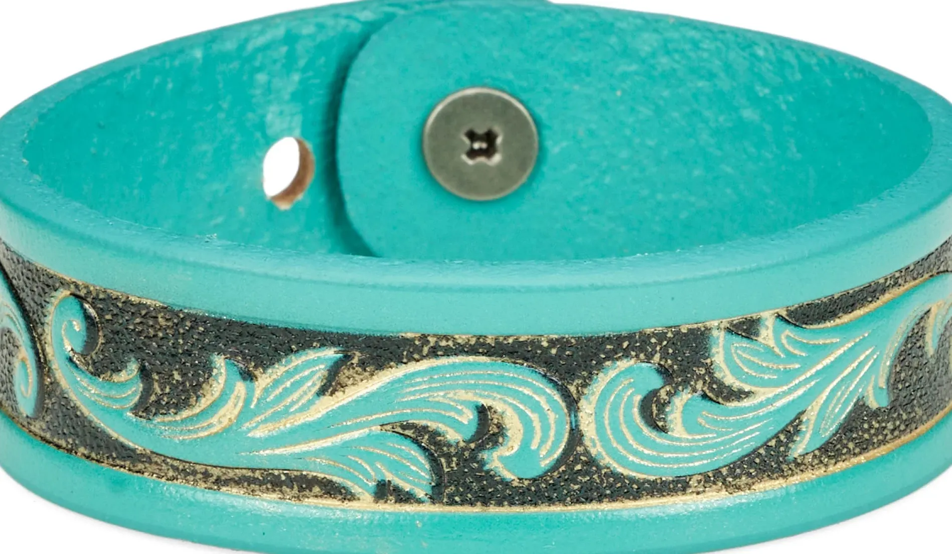 Tooled Leather Bracelet
