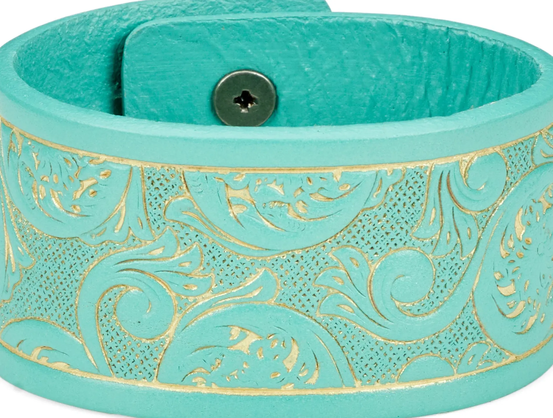 Tooled Leather Cuff