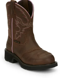 Wanette 8" Steel Toe Waterproof Work Boot