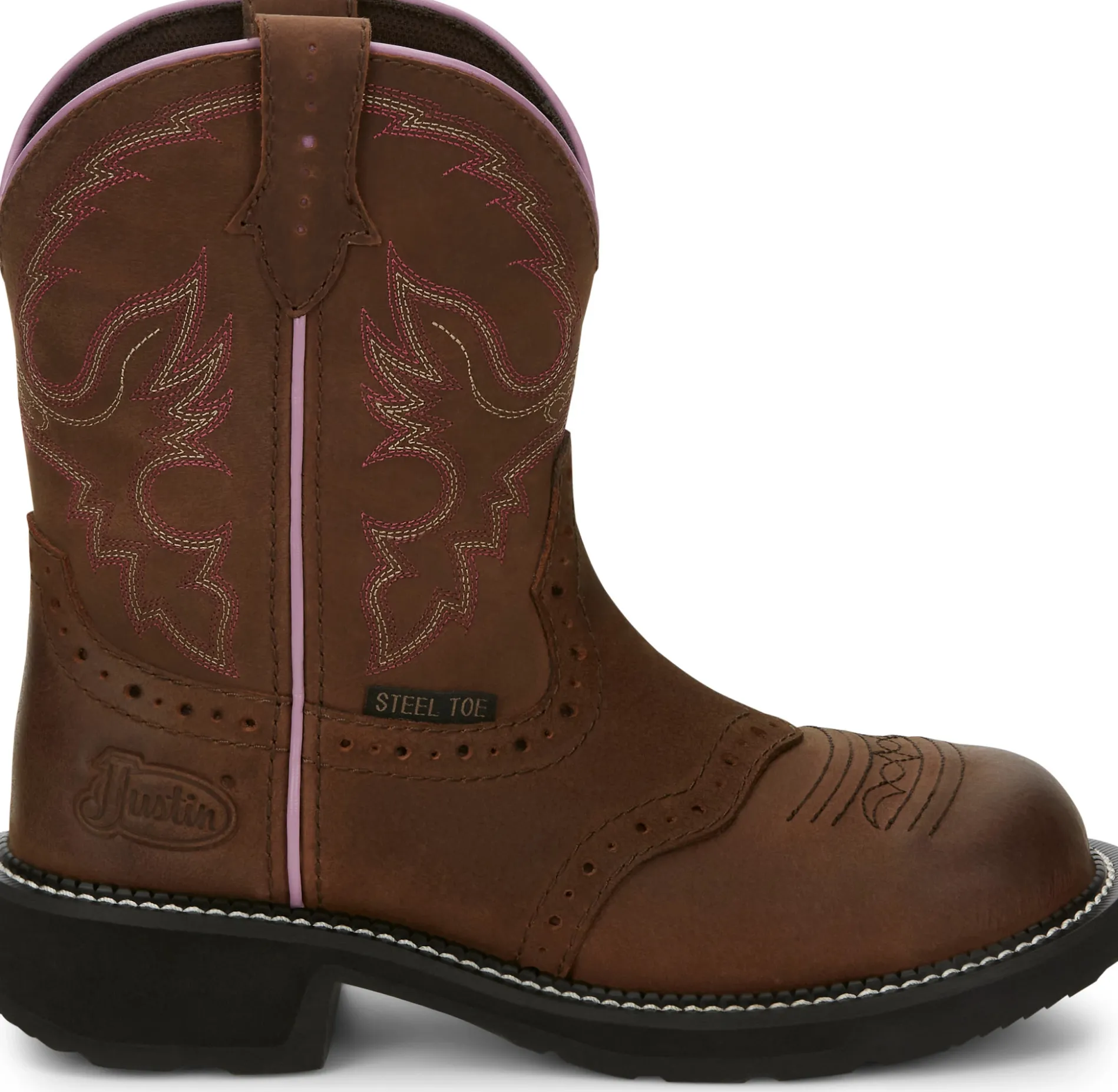 Wanette 8" Steel Toe Waterproof Work Boot